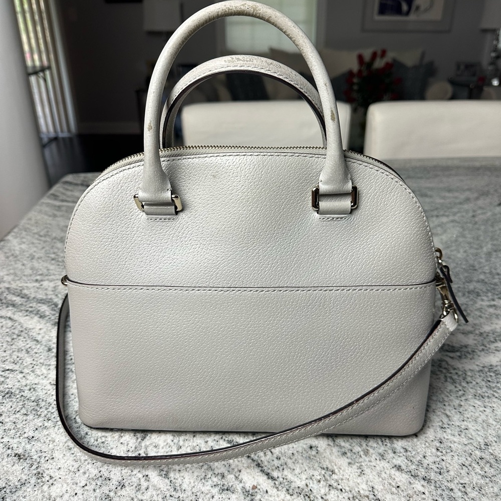 Kate Spade Elegant Light Gray Handbag - Picture 4 of 8